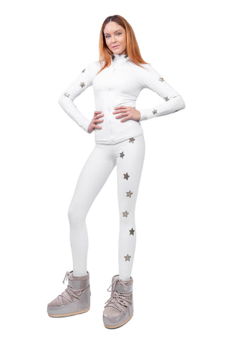 Crans-Montana Winter Leggings White