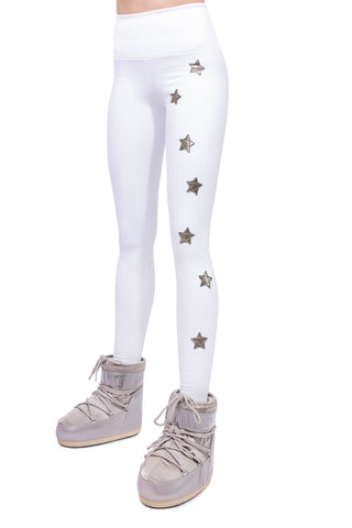 Crans-Montana Winter Leggings White