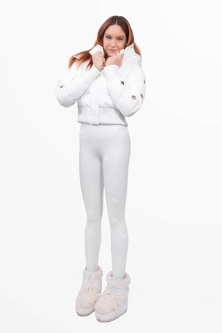 Crans-Montana Winter Leggings White