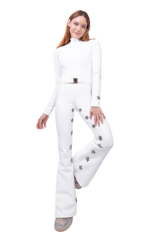 Megeve Tuta da Sci Super Warm Bianca e Oro