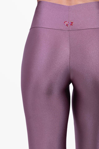 Amoureuse Leggings with Three Hand-Applied Crystal Hearts