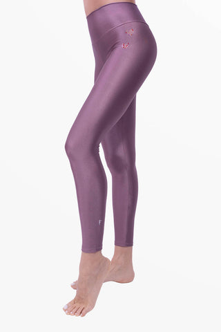 Amoureuse Leggings with Three Hand-Applied Crystal Hearts