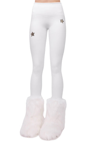 Crans-Montana Winter Leggings White