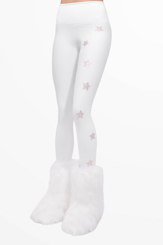 Icefall Winter Leggings da Sci Super Warm Bianco e Rosa