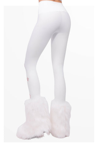 Crans-Montana Winter Leggings White