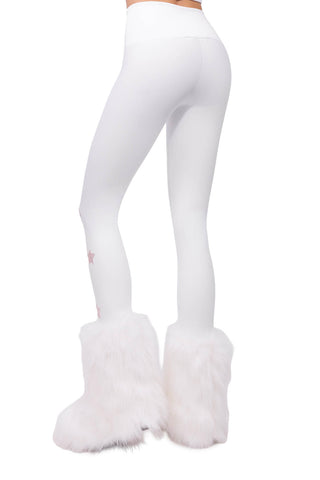 Crans-Montana Winter Leggings White