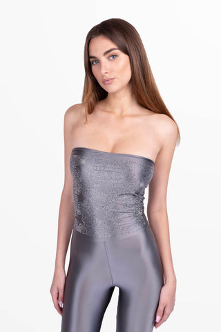 Diamond Sirène Jumpsuit avec Cristaux