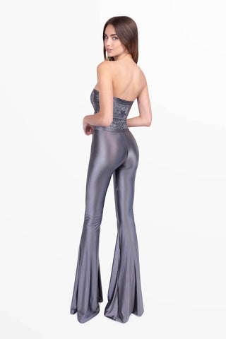 Diamond Sirène Jumpsuit avec Cristaux