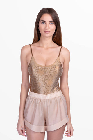 Diamond Bañador Entero en Lycra Satinada