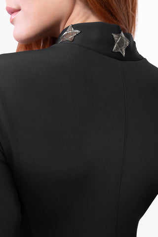 Megeve Tuta da Sci Super Warm Nera e Oro