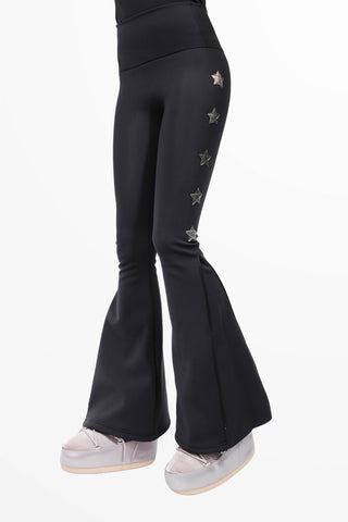 Courmayer Winter Leggings da Sci Super Warm Nero e Oro