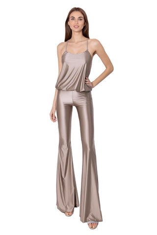 Moonlight Jumpsuit in Lycra Setata