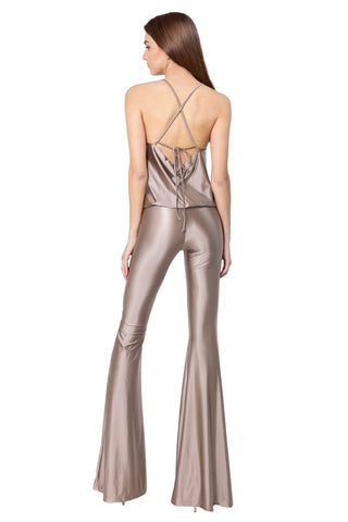 Moonlight Jumpsuit in Lycra Setata