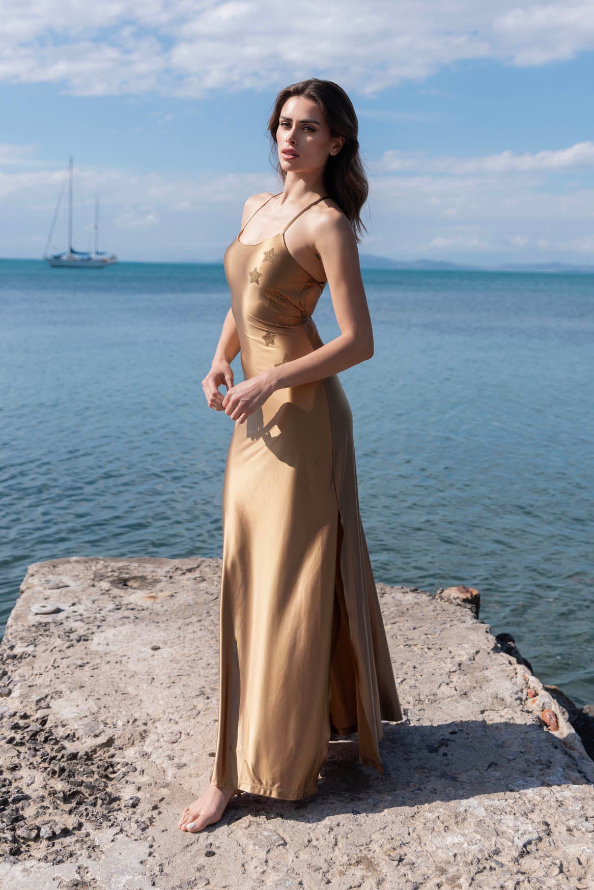 gold lycra dress Amazon.com: IQWVP Sleeveless Backless Maxi Dress Women's Shiny Spaghetti Strap Bodycon Maxi Dresses Sexy Glitter Metallic Dress (US, Alpha, Small, Regular, Regular, Gold) : Clothing, Shoes & Jewelry