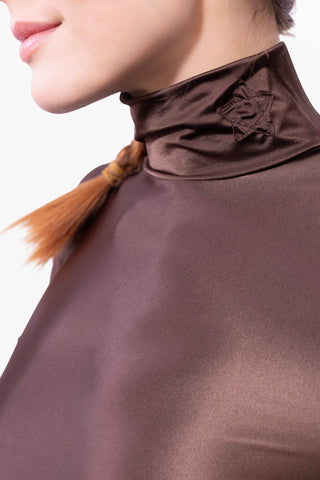 Chocolate Lupetto in Lycra Setata