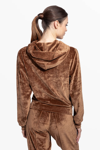 Sunday Diamond Tuta Completa in Ciniglia Soft Touch Caffè