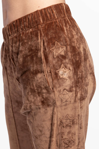 Sunday Diamond Tuta Completa in Ciniglia Soft Touch Caffè