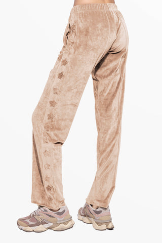 Sunday Diamond Pantalone Tuta in Ciniglia Soft-Touch