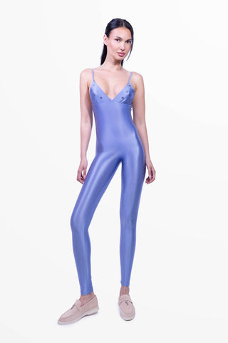 Diamond Mono entero pierna recta Cielo