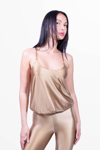 Moonlight Jumpsuit in Lycra Setata