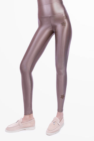 Cascade Leggings in Lycra Setata Cipria