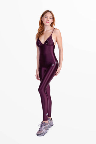 Leggings Diamond 3 Stelle RedWine
