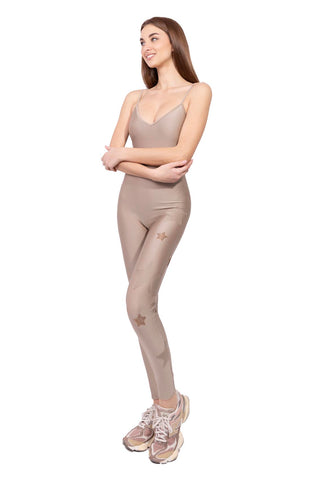 Cascata de Estrellas Sugar Glow Jumpsuit Empolvado
