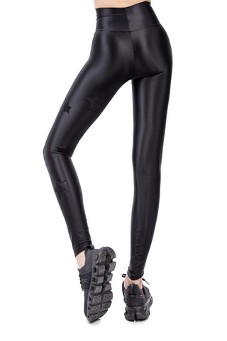 Lunis Leggings in Silk Lycra – All Black Edition