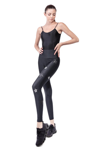Lunis Leggings with Silver Leather Stars