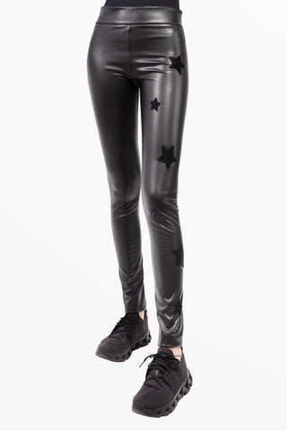 Cosmos Leggings in StretchSkin with Snakeskin Stars