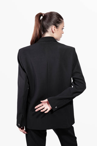 Rock Star Oversized Black Jacket