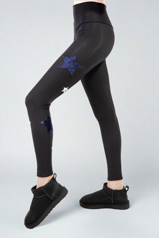 Vega Leggings in Lycra Felpata Vari Colori