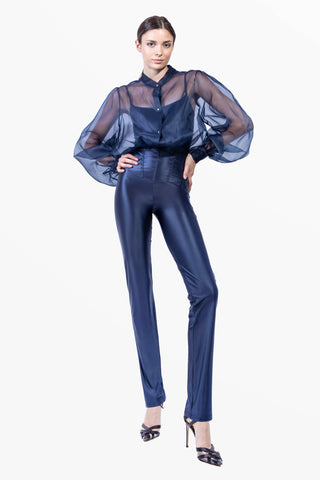 Odile Pantalone in Lycra Setata caviglia dritta