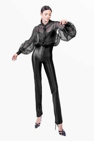 Odile Pantalone in Lycra Setata caviglia dritta