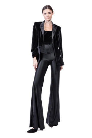 Stretch Velvet Bodysuit