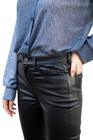 Cecile leather trousers