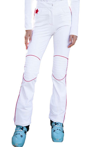 Gstaad Pantalone da Sci Bianco